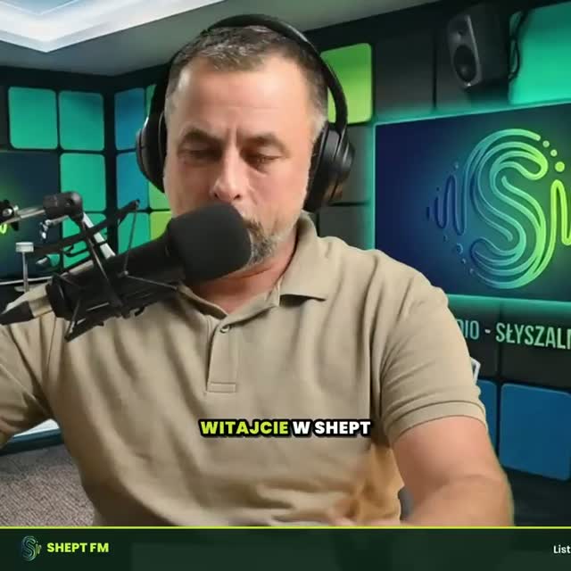 Kadr ze studia SHEPT FM